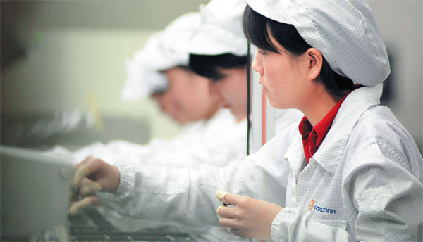 Foxconn ramps up Hunan plant