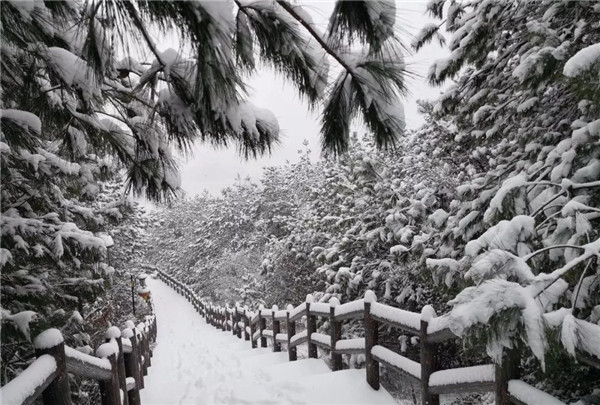 In pics: snow-covered Changsha county