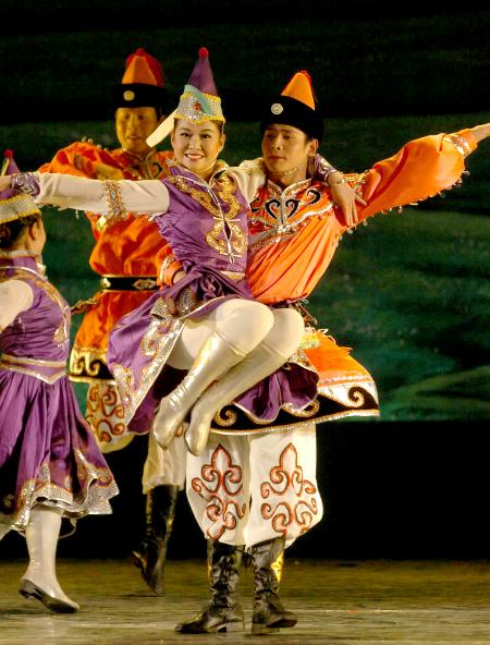 Mongolian folk dance