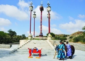 Sacrificial ceremony to Hasar Khan