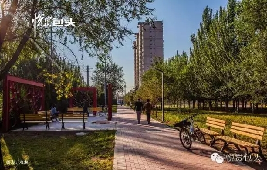 Baotou greenway tempts residents with eco-friendly lifestyle