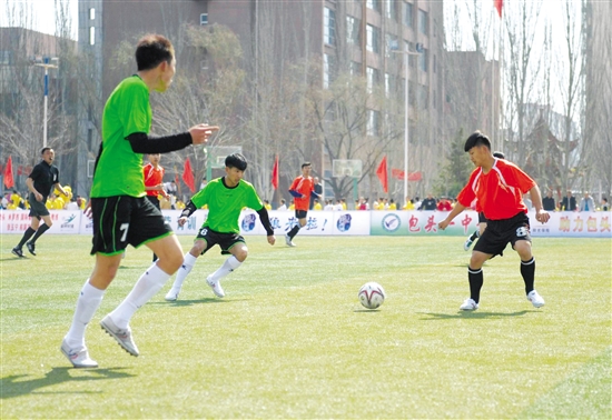 Schools aim for new future for football in N China