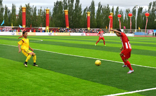 Football tournament is on among Chinese, Russian and Mongolian universities