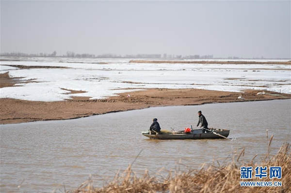 Yellow River section completely ice-free