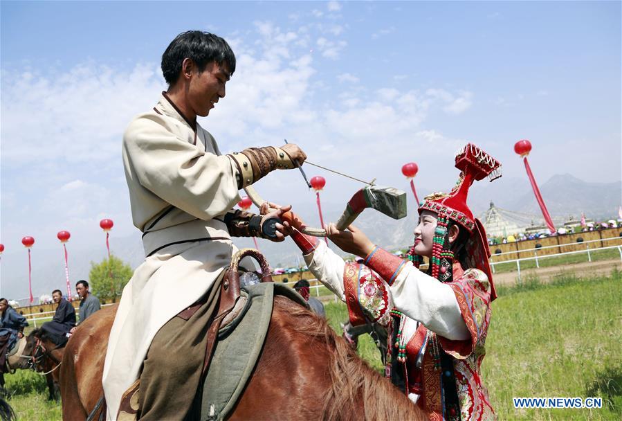 Nadam Fair celebrates harvest with sports in Inner Mongolia