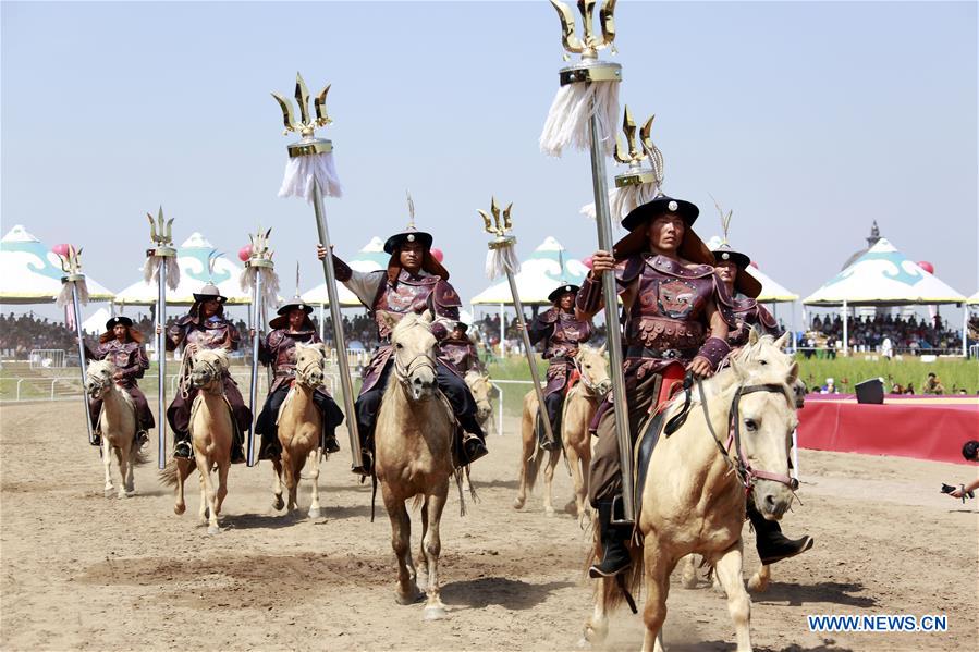 Nadam Fair celebrates harvest with sports in Inner Mongolia