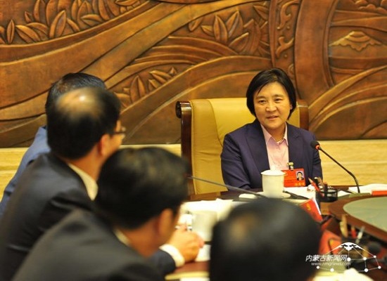 Bu Xiaolin discusses with municipal Party delegates about local strategies