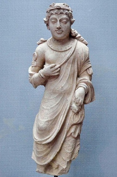 Gandhara Buddha statues exhibited in Inner Mongolia