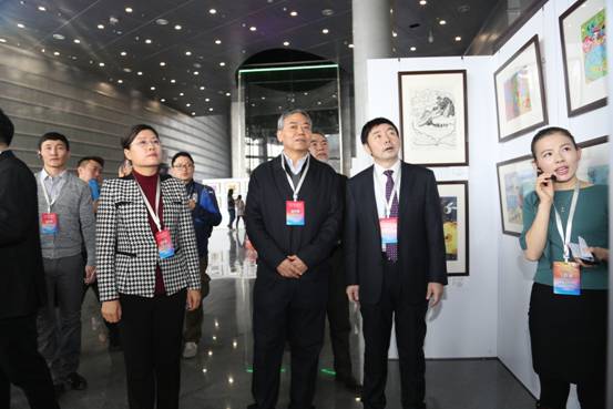 China-Russia-Mongolia sci-fi paintings on display