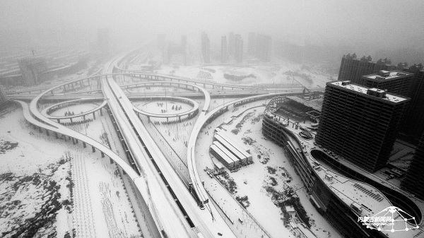 Snowstorms cause traffic disruptions across Inner Mongolia