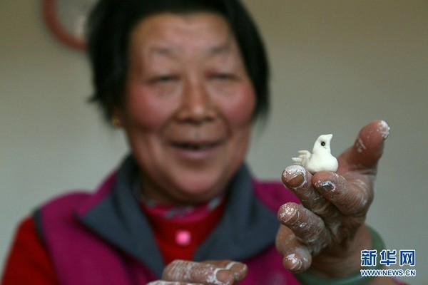 Animal-shaped buns made for Qingming Festival