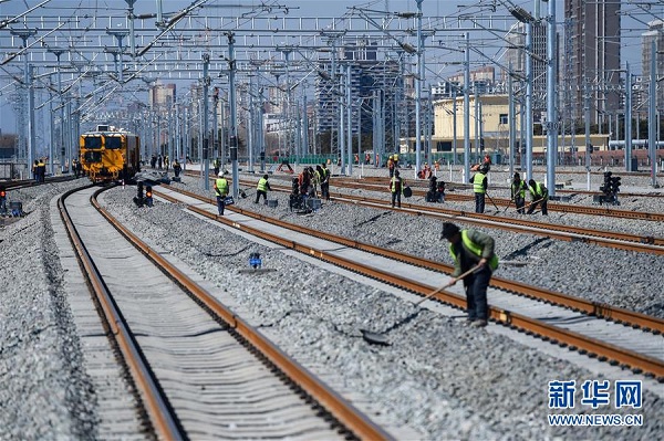 Hohhot high-speed railway nears completion