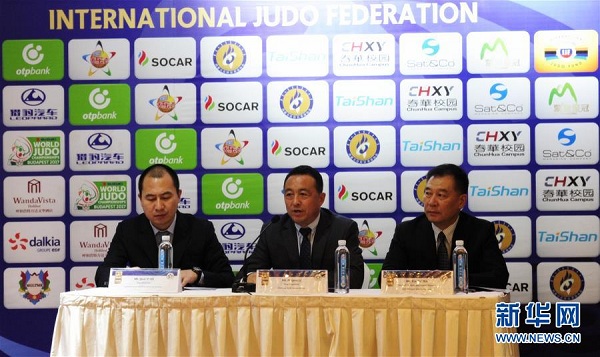 World judo grand prix held in Hohhot