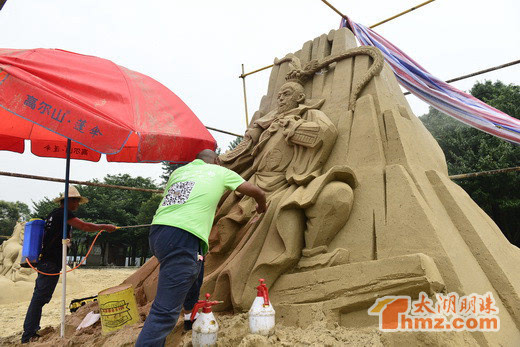 Sand Sculpture Culture and Art Festival opens in Wuxi