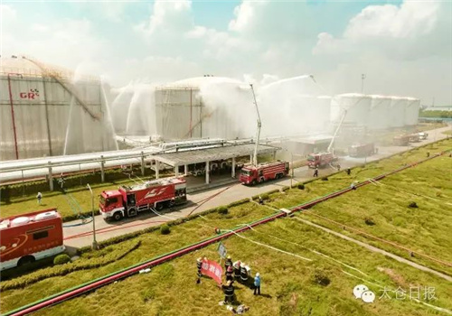 Joint fire drill held at Taicang Port