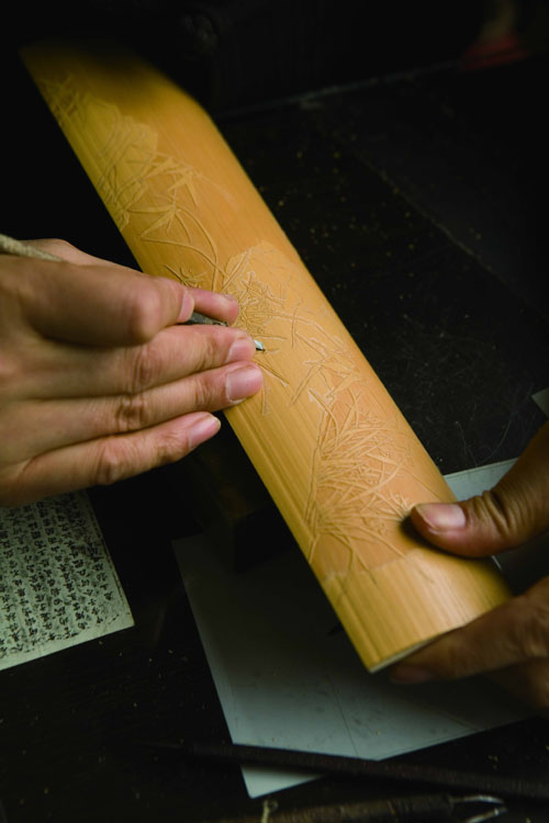 Wuxi bamboo carving art