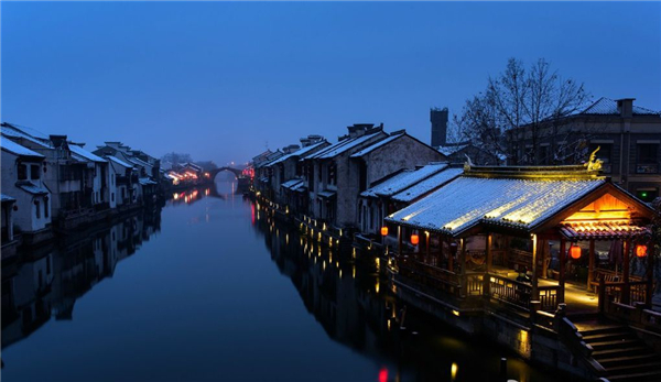 Snowy scenes across Wuxi