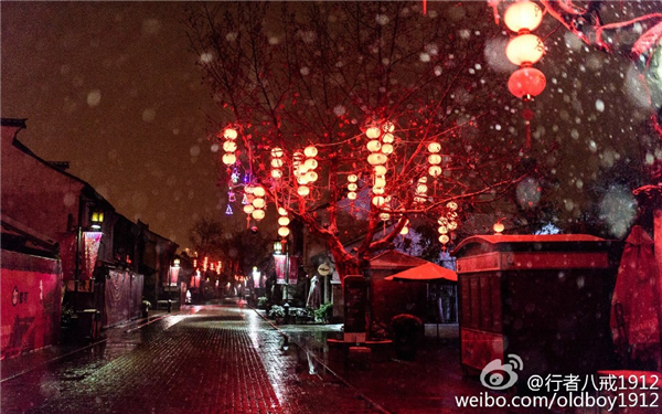 Snowy scenes across Wuxi