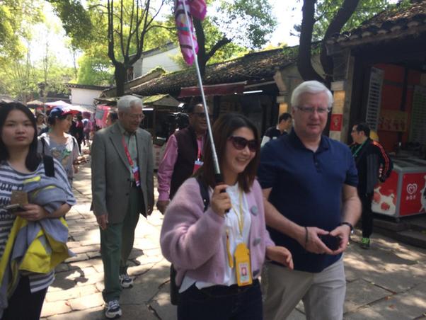 Participants of ITTF Asian Chamionships tours around Wuxi