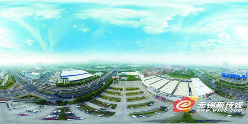 A panorama view of Wuxi splendor