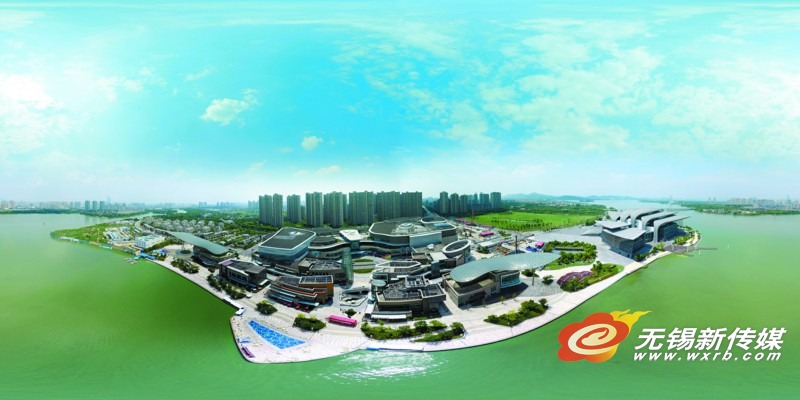 A panorama view of Wuxi splendor