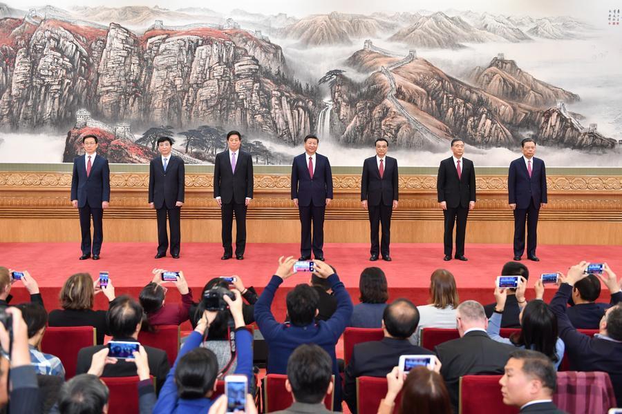 Xi presents new CPC central leadership, roadmap for next 5 years