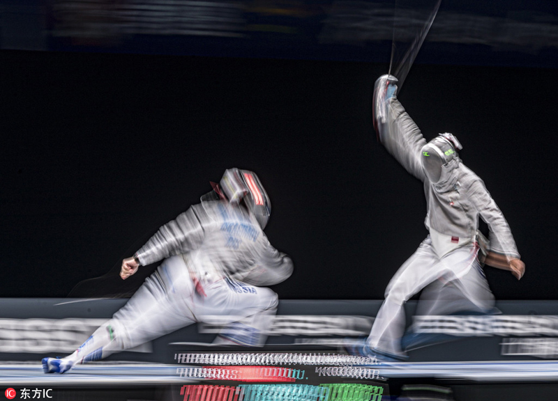 South Korean athlete wins men's individual sabre