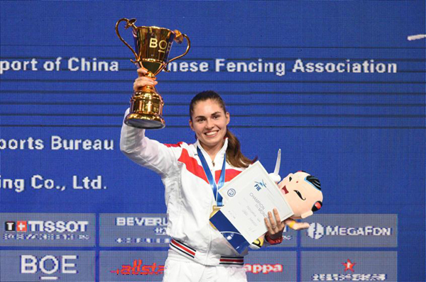 Russia cleans up in women's sabre at World Fencing Championships