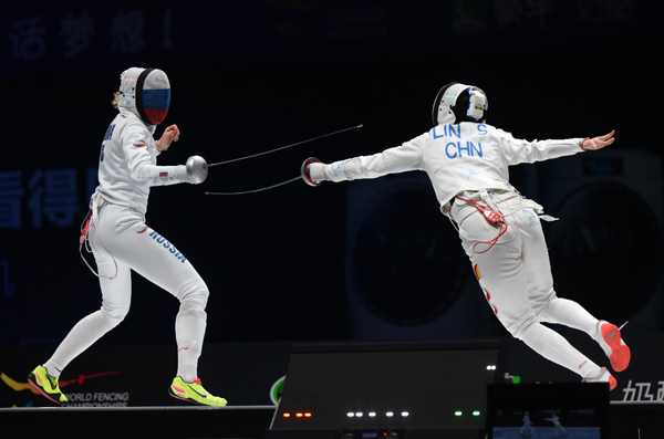 Chinese fencers bag first medal at world championships