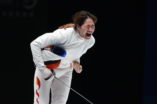 Chinese fencers bag first medal at world championships