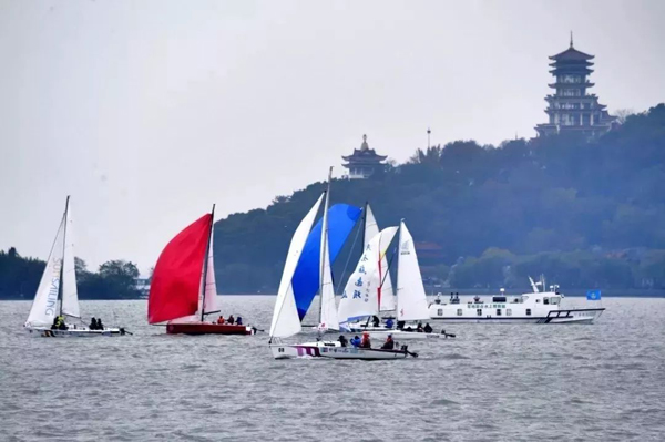 Tour of Taihu Lake Yachting Rally starts in Wuxi