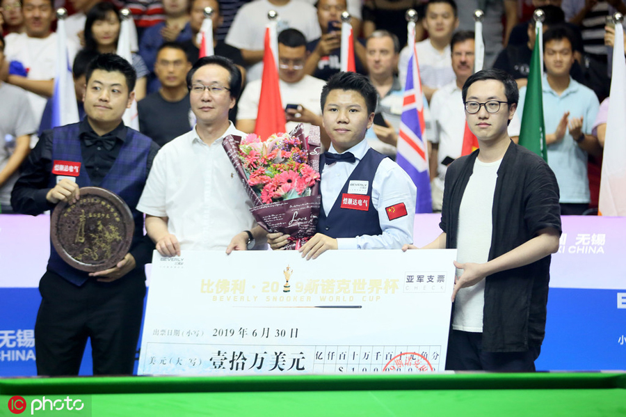 Scotland winner of 2019 Snooker World Cup