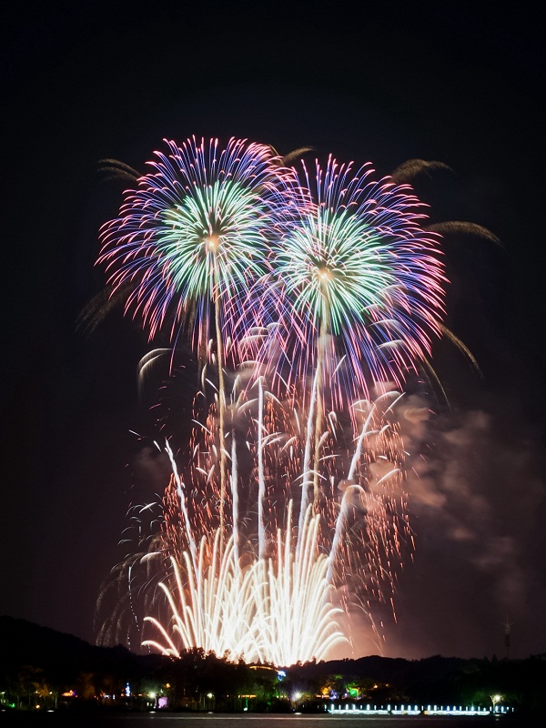 Firework shows held in Wuxi