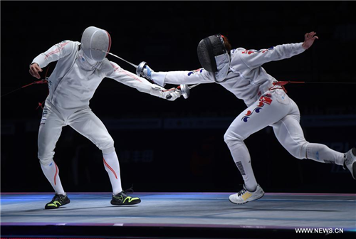 Japan beats South Korea 33-32 during 2016 Asia Fencing Championships