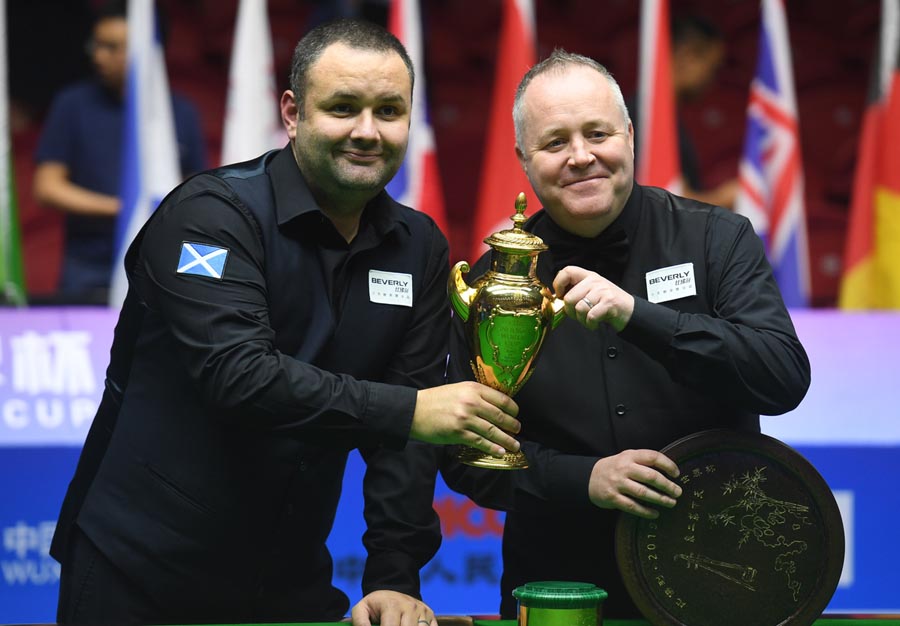 Scotland snaps China's consecutive win at Snooker World Cup