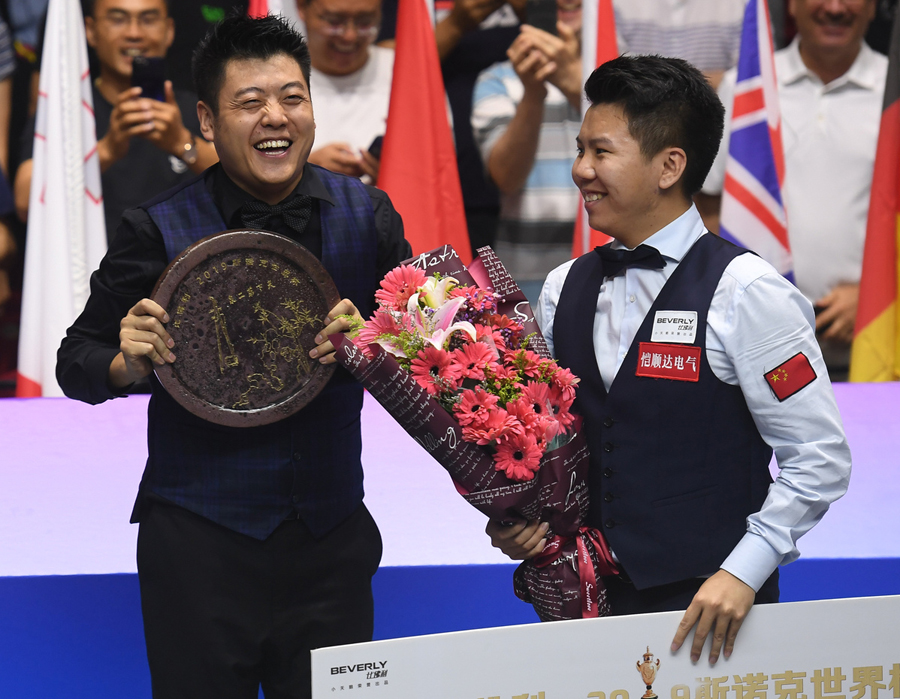 Scotland snaps China's consecutive win at Snooker World Cup