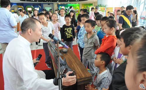 Local kids take interest in ancient Chinese musical instrument