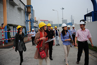 Foreign journalists in Zhangjiagang