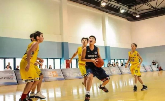 Zhangjiagang basketball team shows talent at U12 men's competition