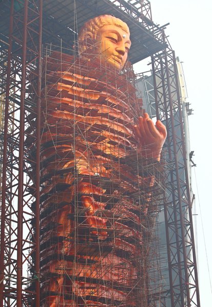 World's highest Buddha on cloud nine