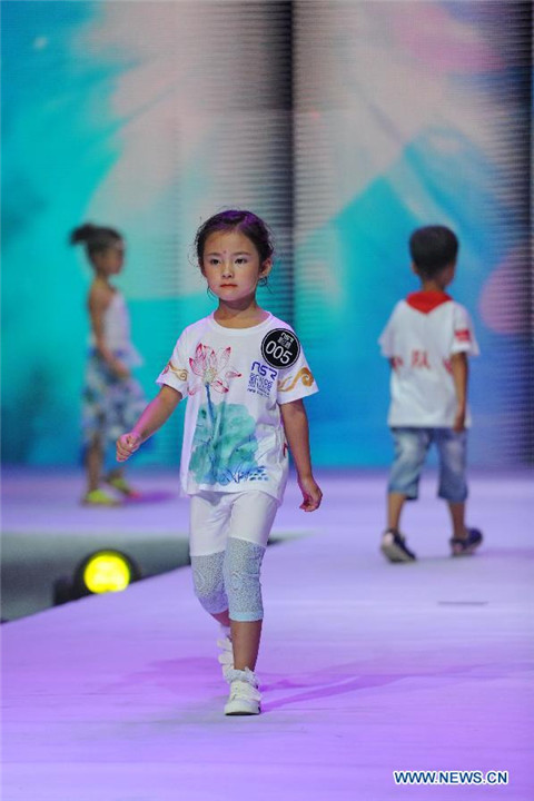 New Silk Road children model and talent show held in NE China