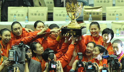 New champion for Chinese women's basketball league