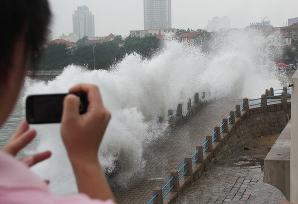 Muifa brings rain, wind to E China coast