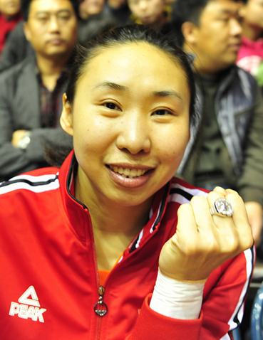 Dandong's female basketbal team wins battle