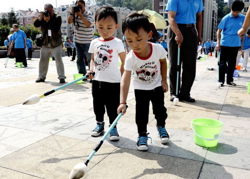 The first Liaoning Calligraphy Competition opens in Dandong