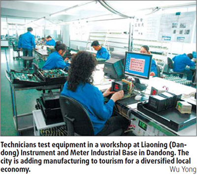 Dandong promotes manufacturing