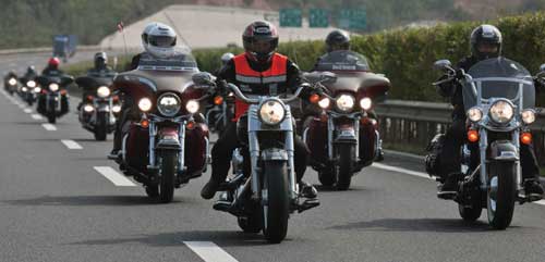 Harley riders appreciate the charm of China