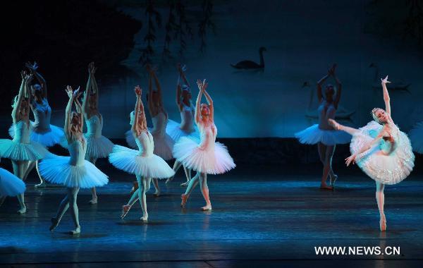 Russian dancers perform 