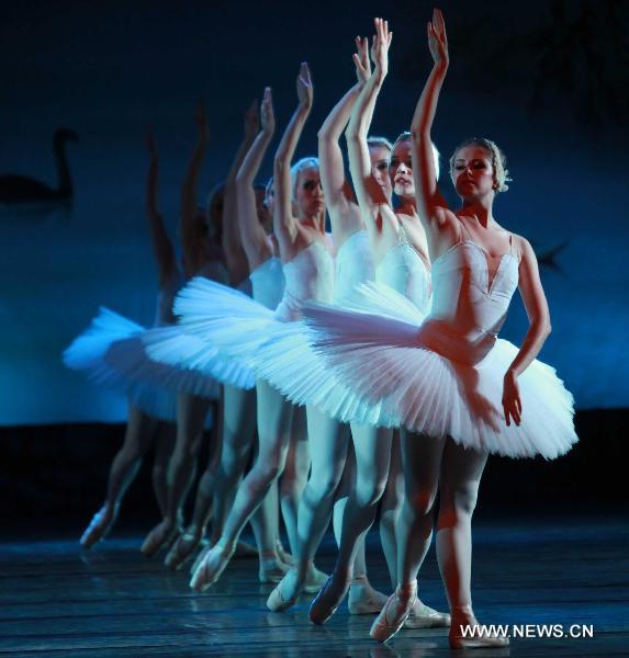 Russian dancers perform 