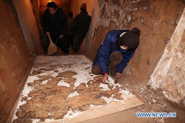 Tomb of Liao Dynasty excavated in NE China